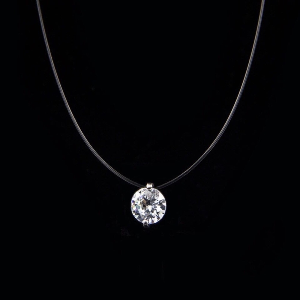 Transparent Invisible Choker Necklace - Picture 2 of 9